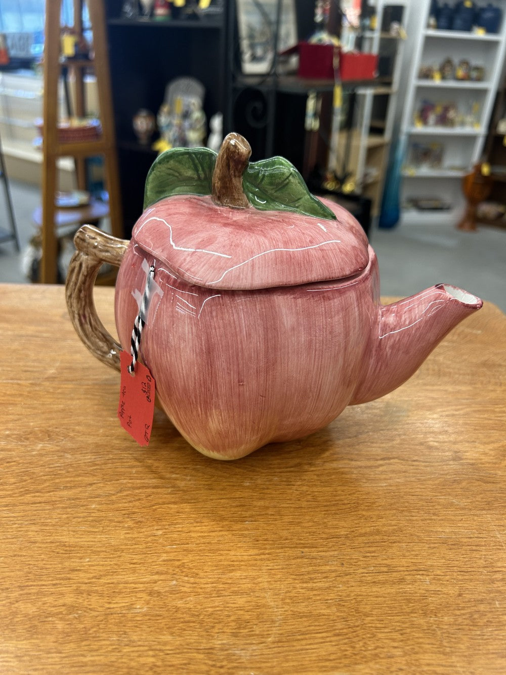 Red Apple Teapot|3854