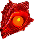 Resin Shell Planter Red Chrome|3058