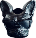 Resin French Bulldog with Sunglasses, Black|3146