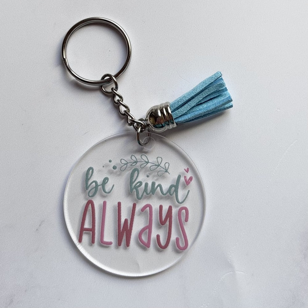 Be Kind Always Keychain Light Blue|2620