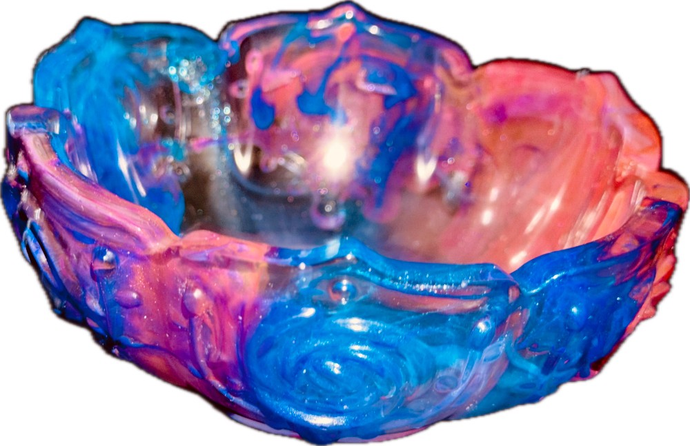 Resin Small Bowl, Multicolor|3103