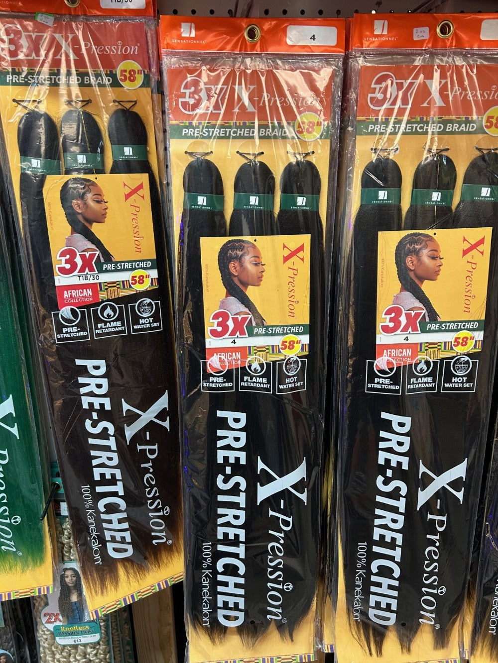 X-PRESSION PRE-STRETCHED 3X 58" #4|2551