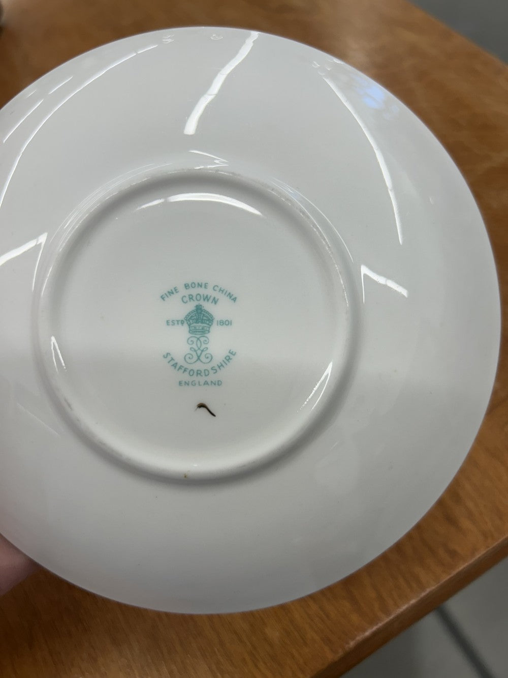 Crown Staffordshire Bone China Teacup w/ Saucer|3819
