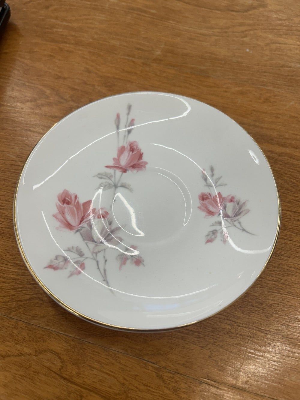 Crown Staffordshire Bone China Teacup w/ Saucer|3885