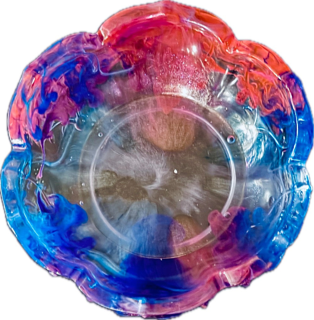 Resin Small Bowl, Multicolor|3104