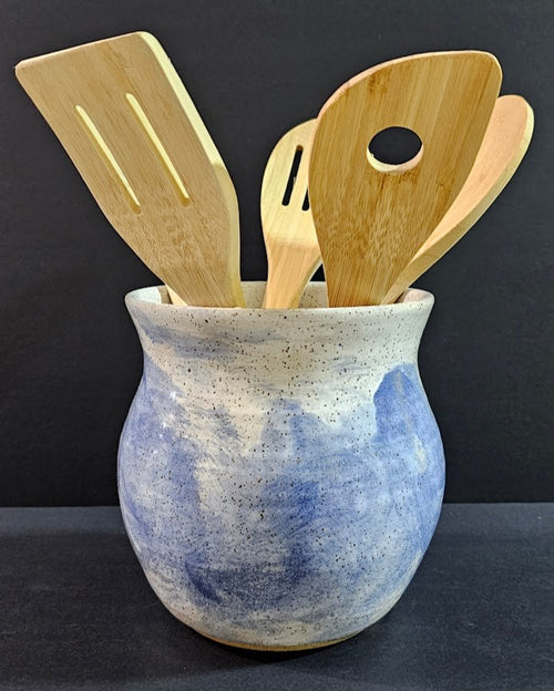 Blue and White Kitchen Utensil Holder|2861