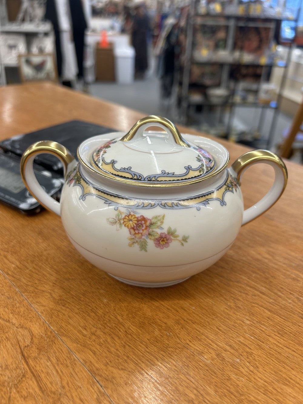 c. 1920s-1940s Noritake Sugar Bowl and Creamer|3831