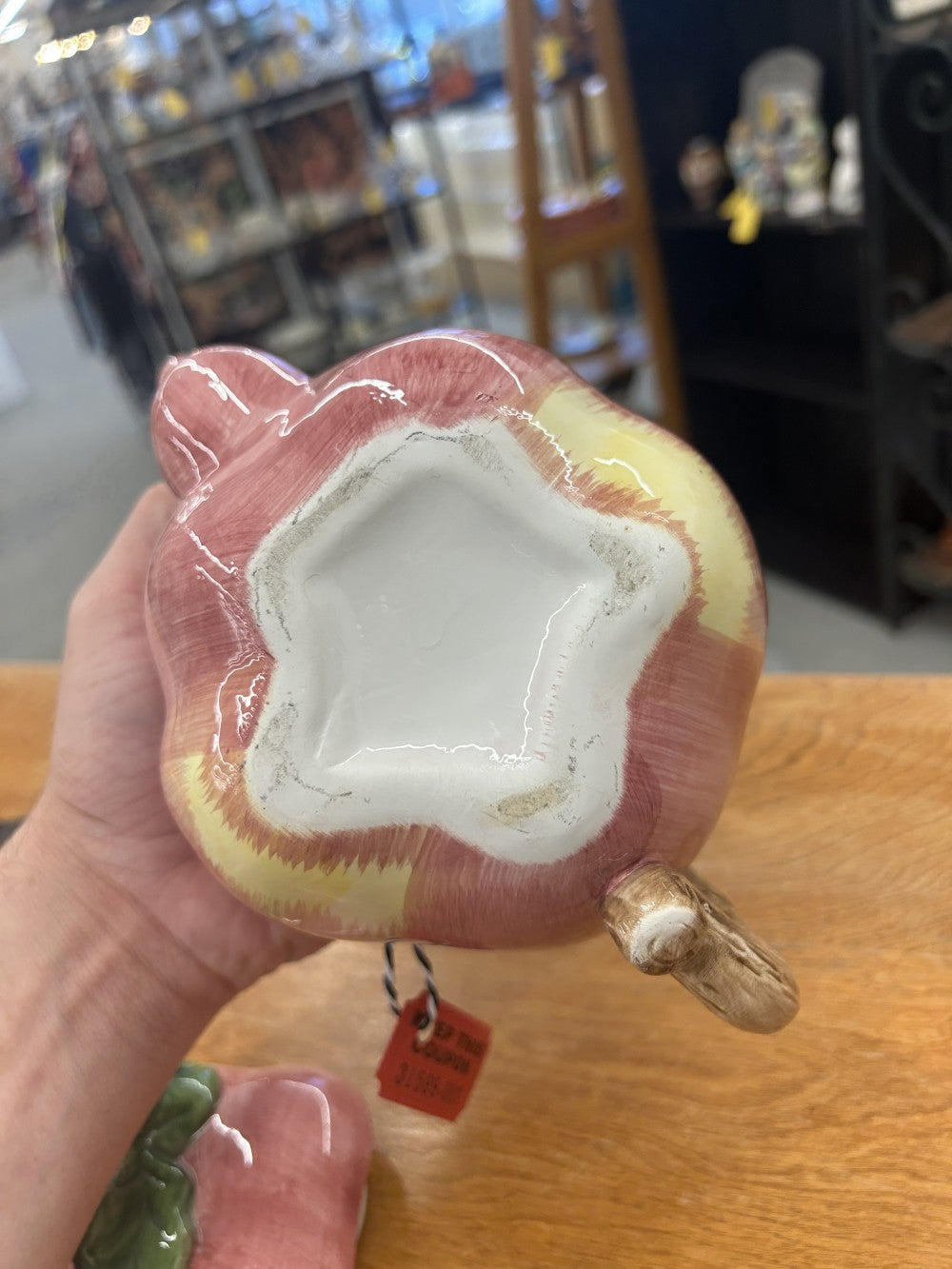Red Apple Teapot|3856