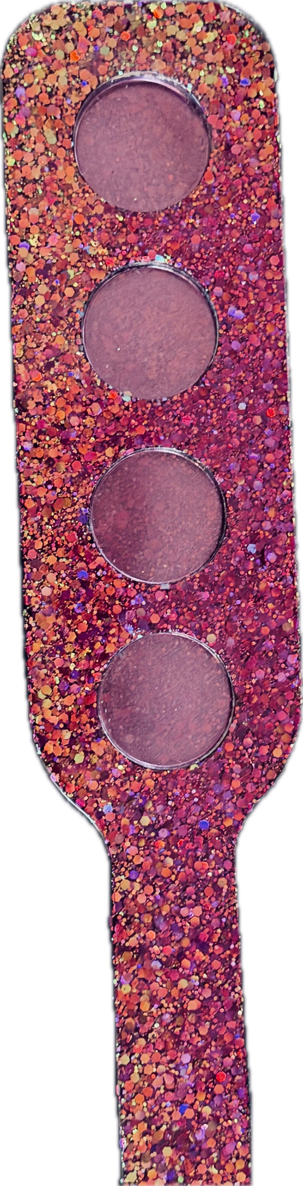 Resin Pink Glitter Shot Glass Holder with Stand|3022