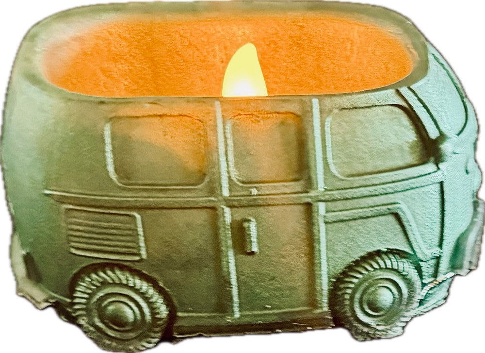 Resin VW Van Succulent Planter Green|3046