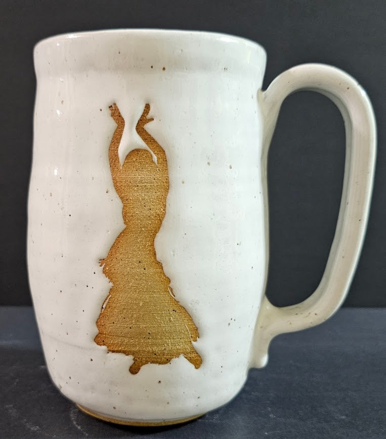 White Belly Dancer Mug|2863