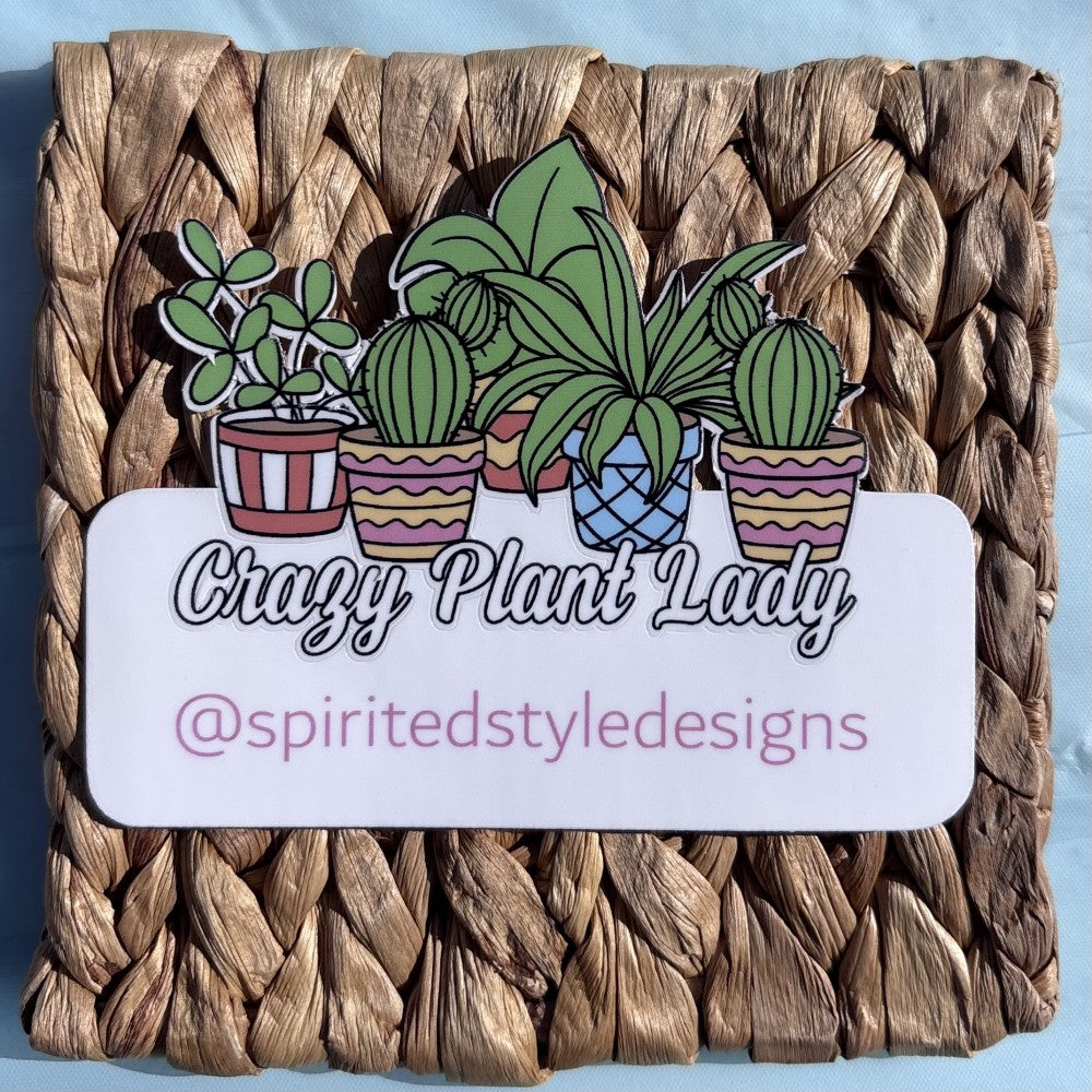 Crazy Plant Lady Sticker|2625