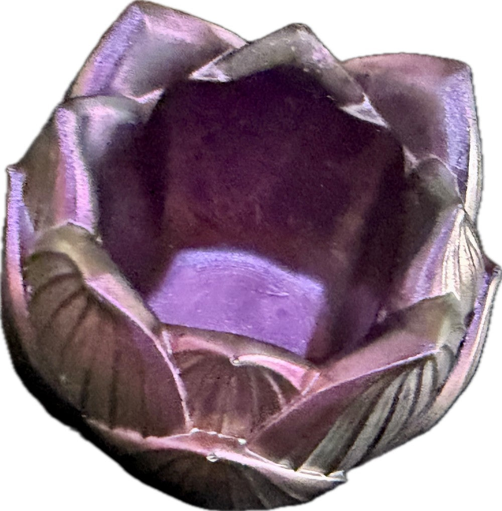 Resin Artichoke Succulent Planter Purple Chameleon|3053
