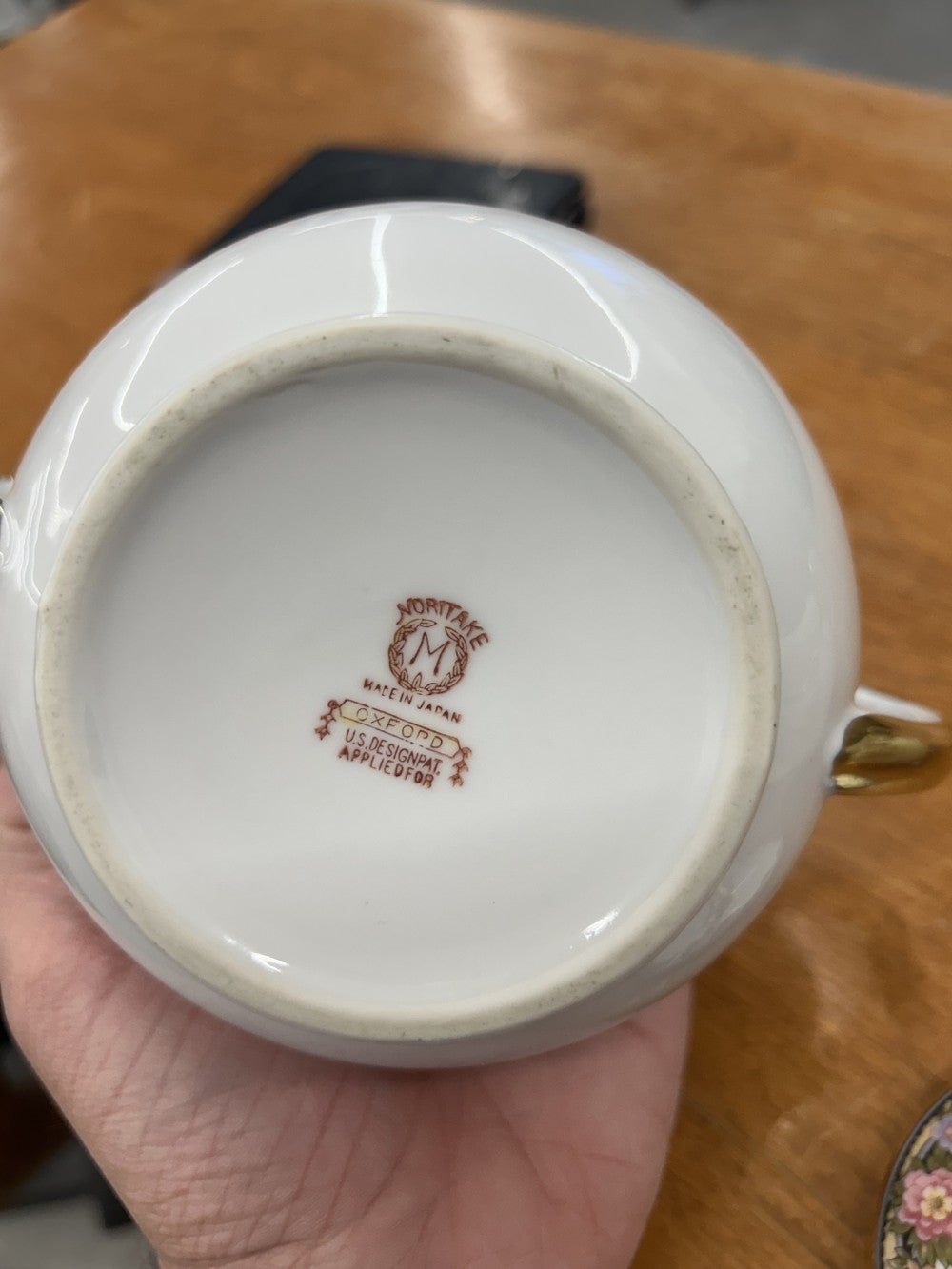 c. 1920s-1940s Noritake Sugar Bowl and Creamer|3833
