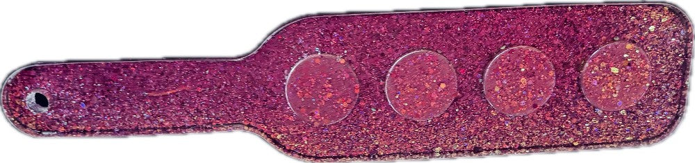 Resin Pink Glitter Shot Glass Holder with Stand|3020