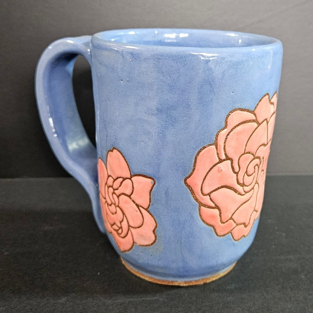 Pink and Blue Floral Mub|2828