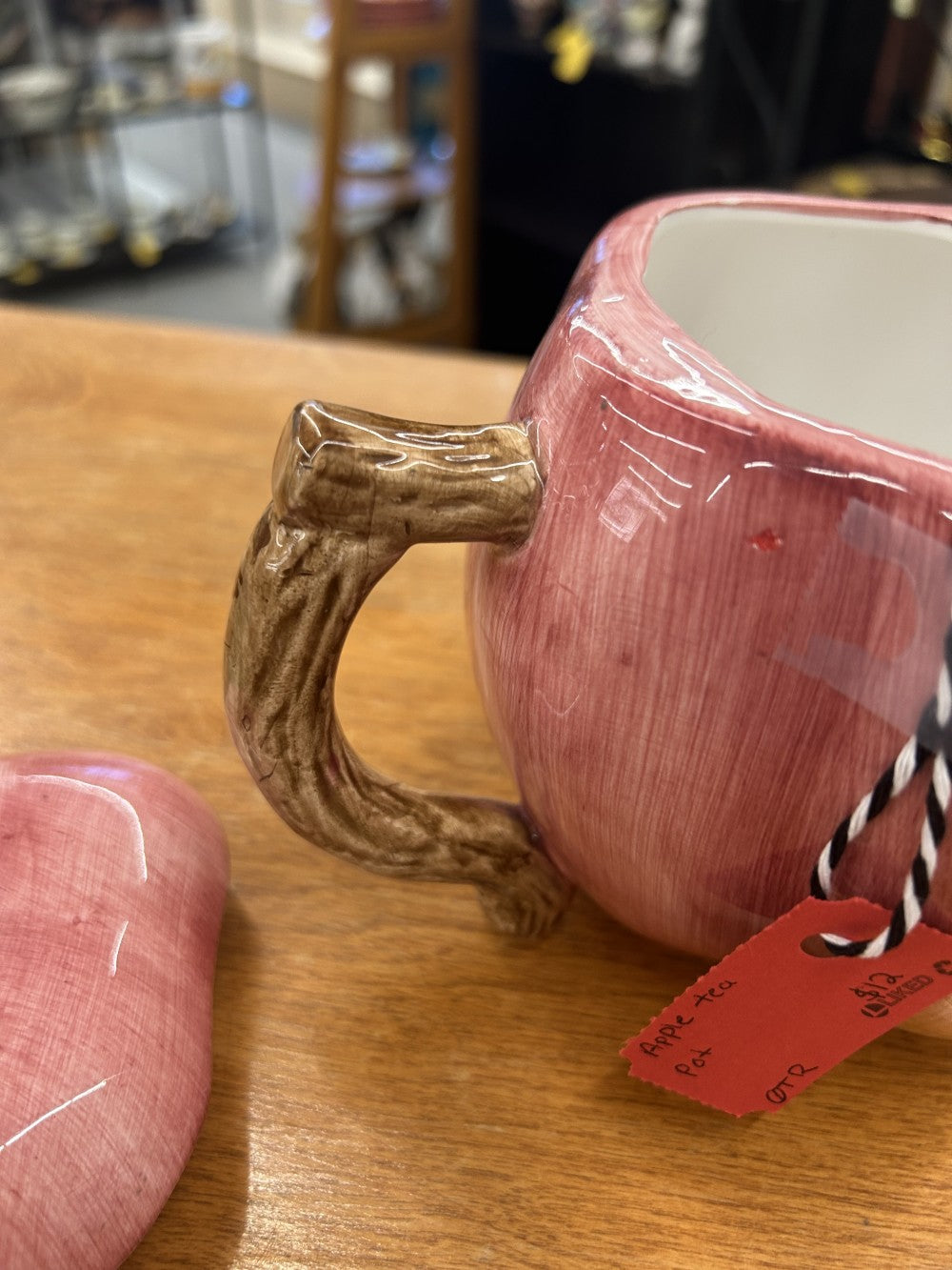 Red Apple Teapot|3857