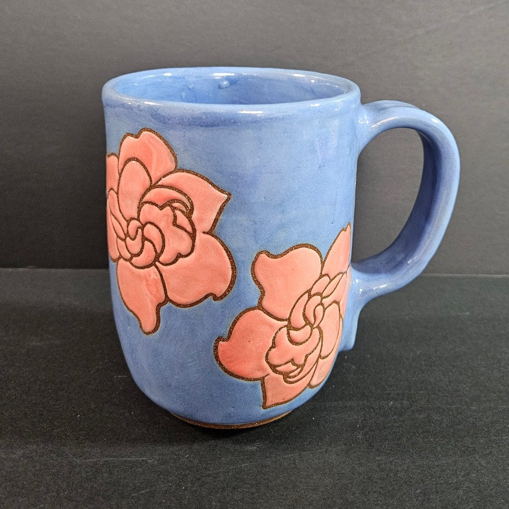 Pink and Blue Floral Mub|2826